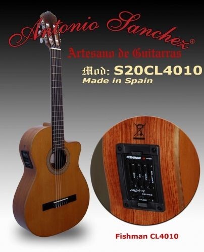 Gitar Elektro Klasik ANTONIO SANCHEZ S20CL4010 - Thumbnail