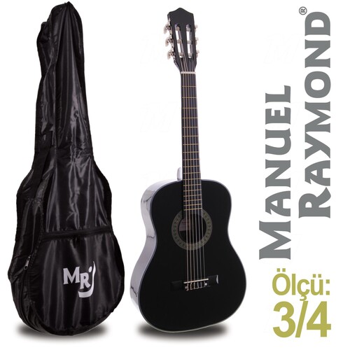 Klasik Gitar Junior Manuel Raymond MRC87BK (KILIF HEDİYE) - Thumbnail