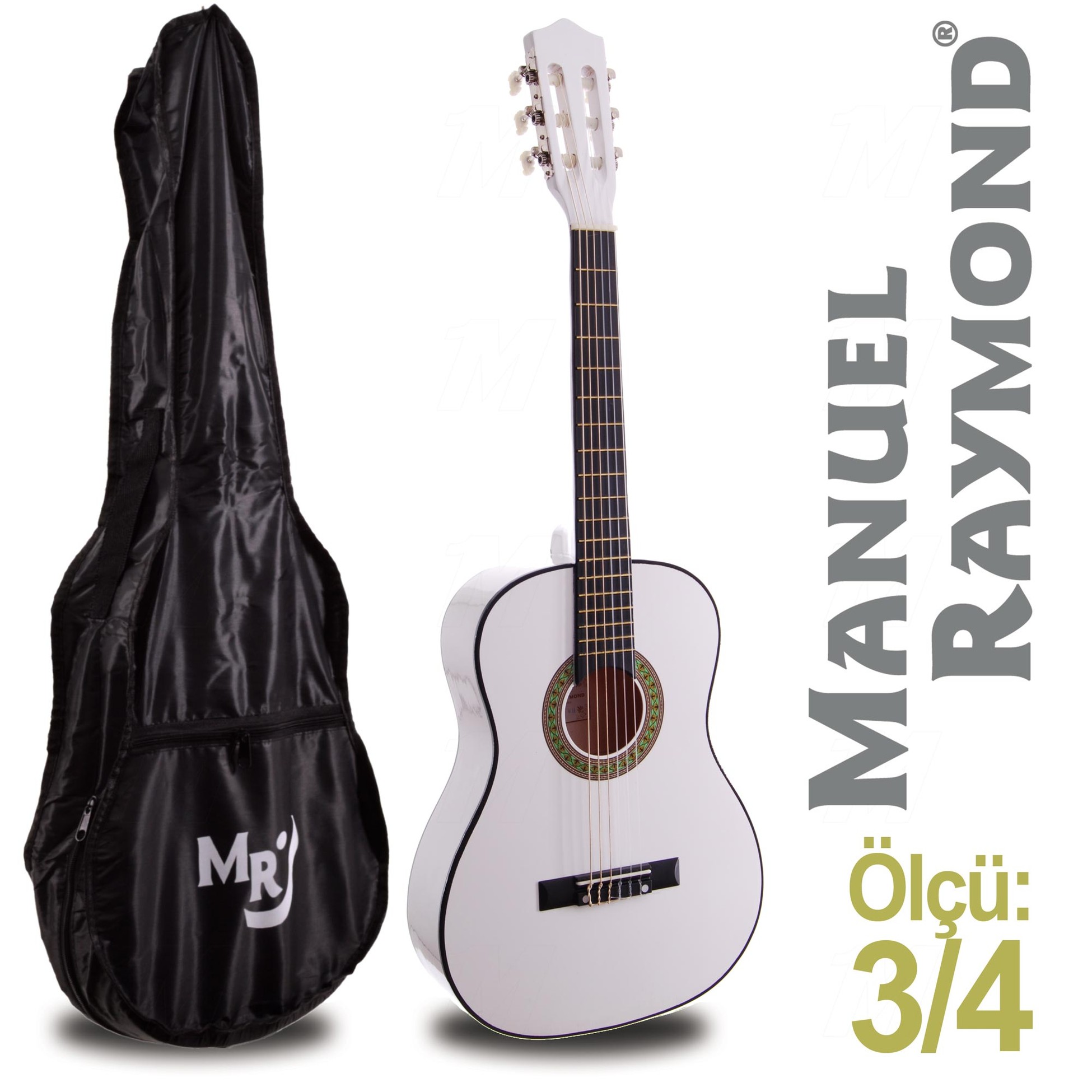 Klasik Gitar Junior Raymond MRC87WH (KILIF HEDİYE) - Thumbnail